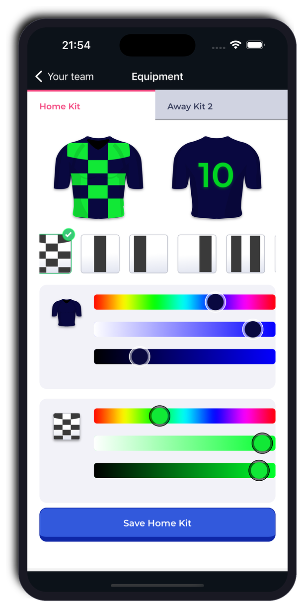 Kit Builder - Equipment customization