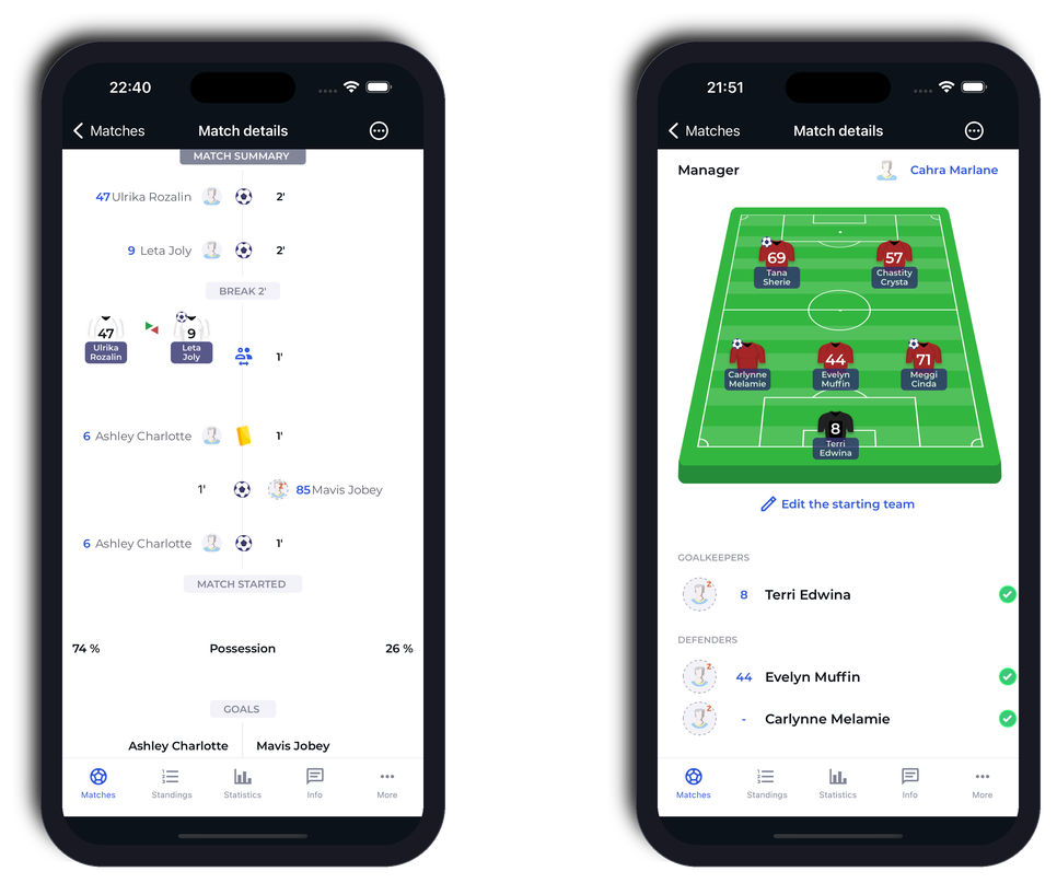 Match Day Management