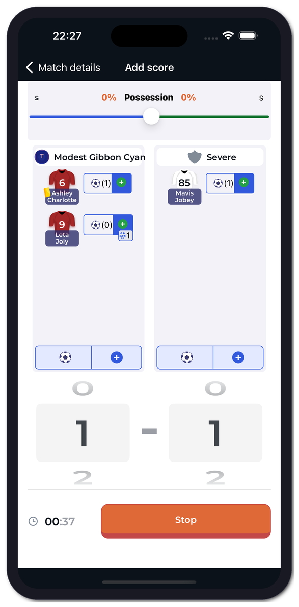 Live Score System